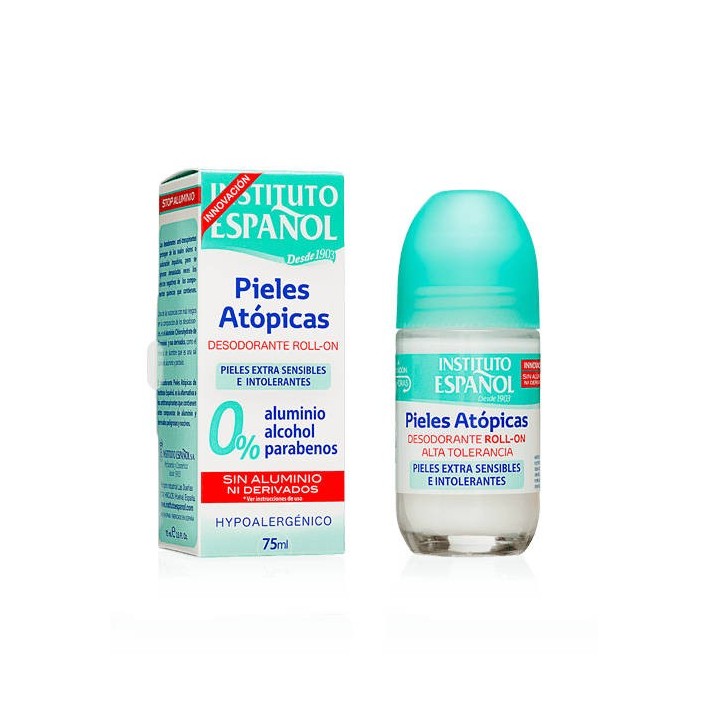 INSTITUTO ESPANOL ATOPIC Dezodorant roll-on dla skóry atopowej, 75 ml