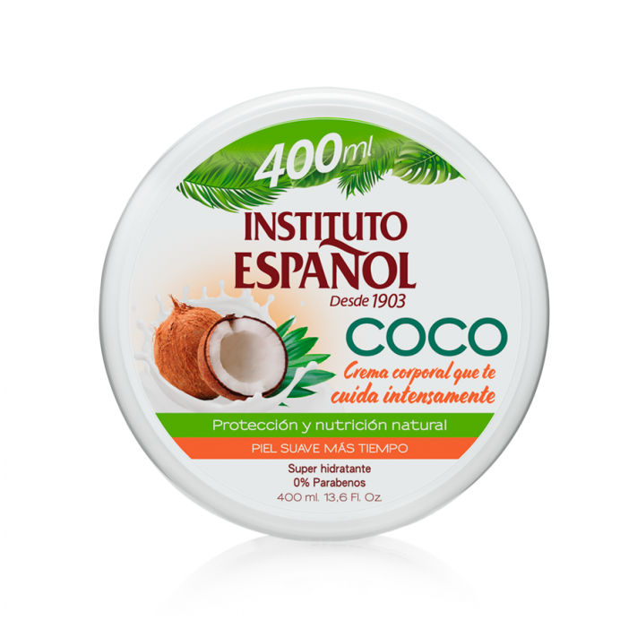INSTITUTO ESPANOL COCO Nawilżający krem do ciała, 400 ml